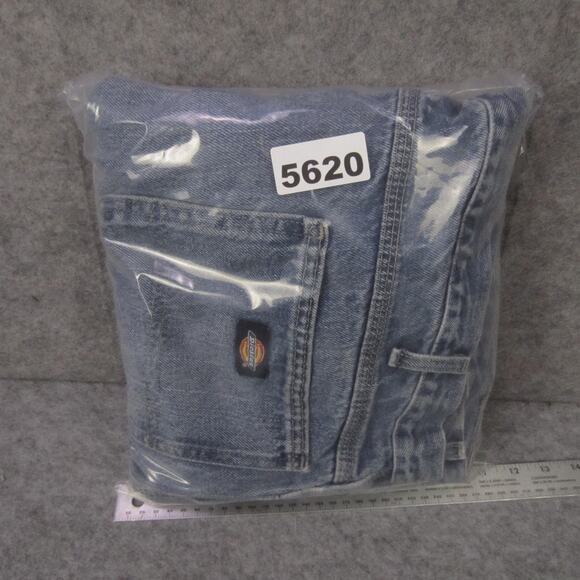 Dickies Jeans Mens 44x30 Relaxed Fit Carpenter Denim Workwear Stonewash 1993SNB - Picture 8 of 8